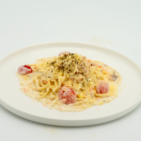 Creamy Salmon Linguine